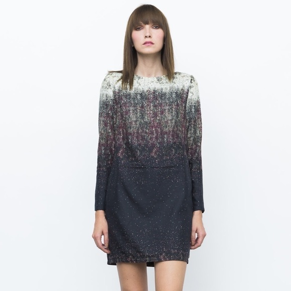 VALERIE Dumaine • Sonora Silk Cotton Long Sleeve Mini Dress - Picture 2 of 12